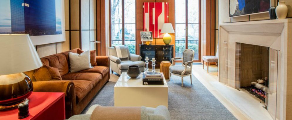 Gramercy Park Triplex designed by Eric Cohler | You can visit us at our website, www.essentialhome.eu and check our Pinterest @midcenturyblog to get more #MidCenturyModern inspiration.
