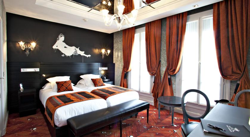 Midcentury modern decor - Hotel Maison Albar in Paris | You can visit us at our website, www.essentialhome.eu and check our Pinterest @midcenturyblog to get more #MidCenturyModern inspiration.