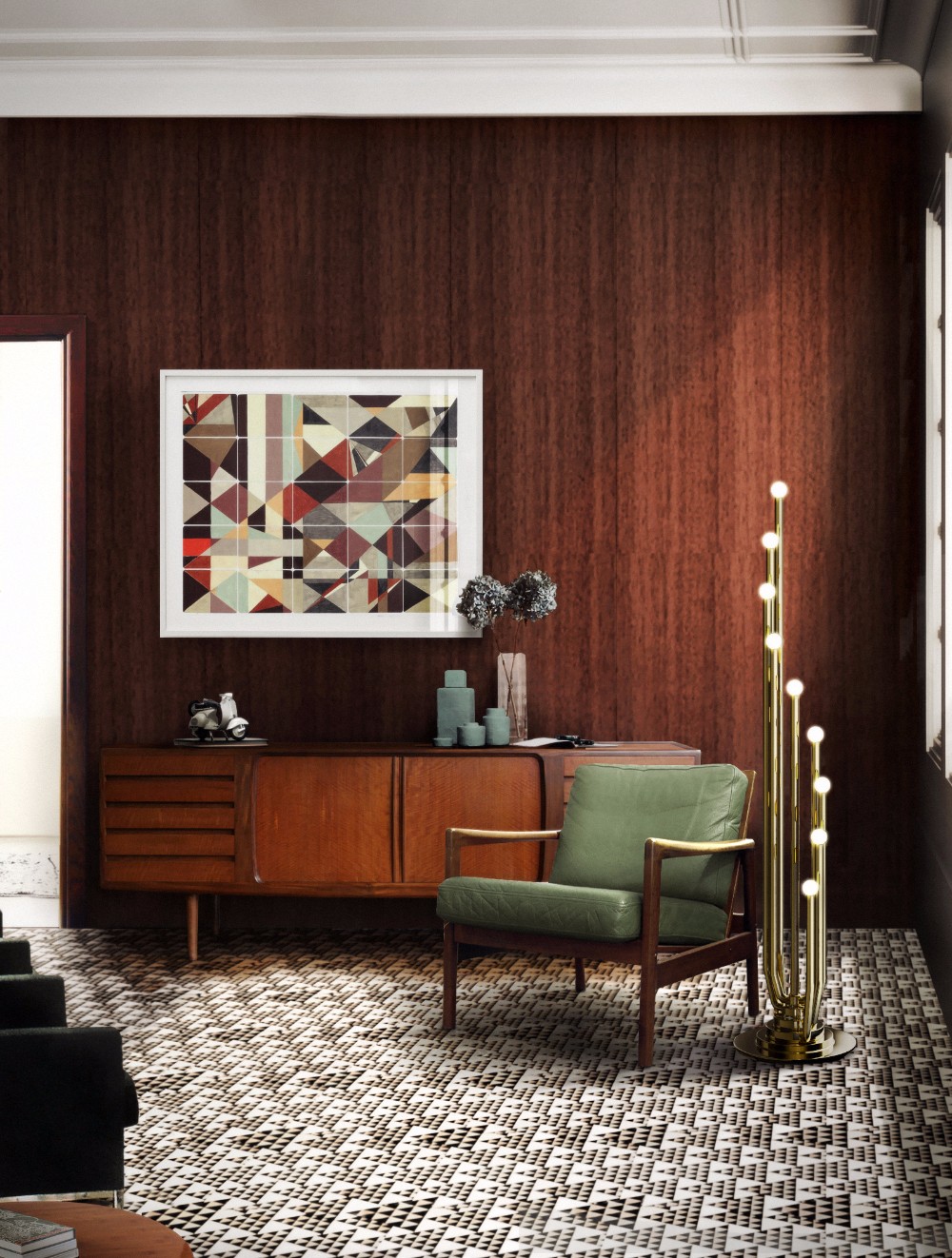 Mix & Match- Mid-Century Furniture and Brass
