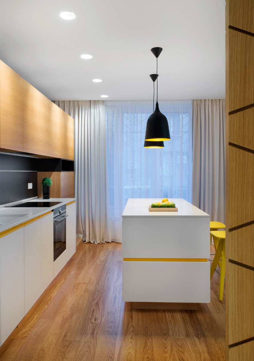 geometric accents in mid-century style decor