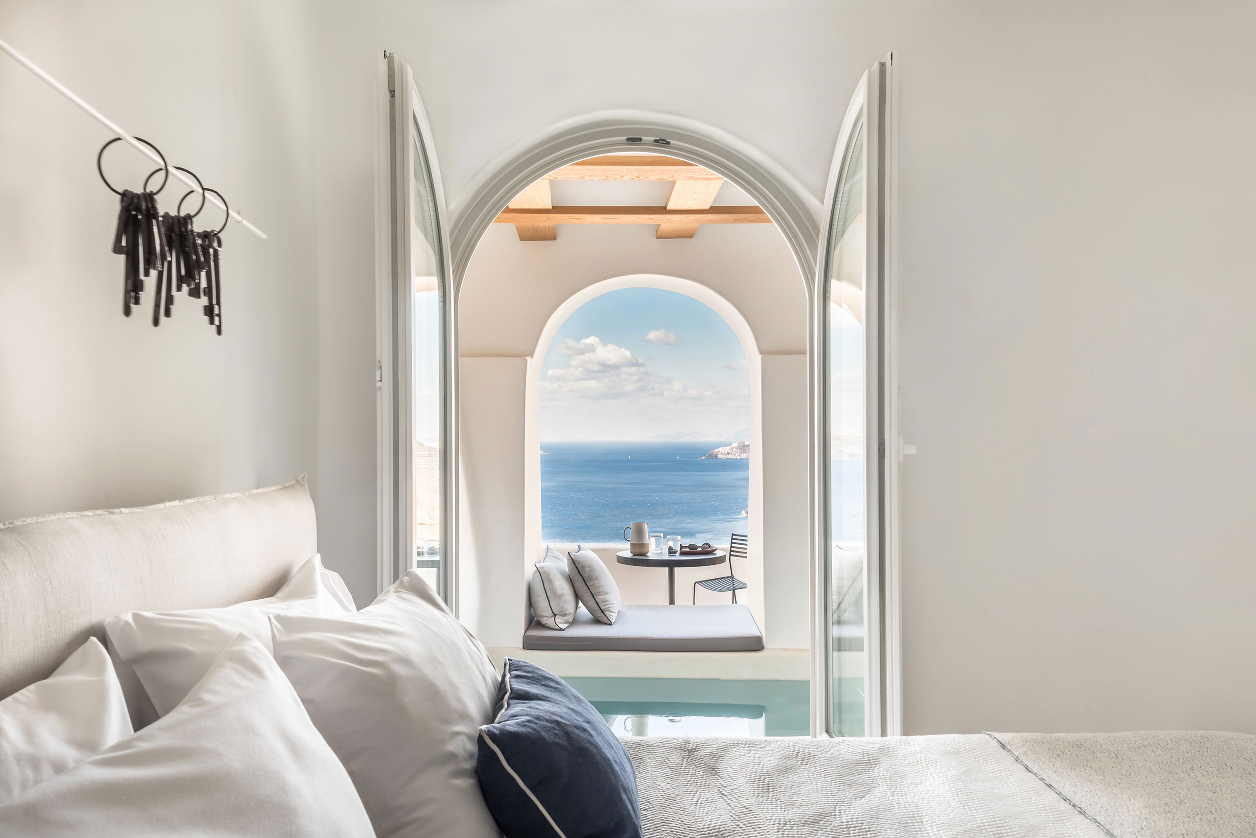 A Luxury Hotel in Santorini Revamped by Interior Design Laboratorium