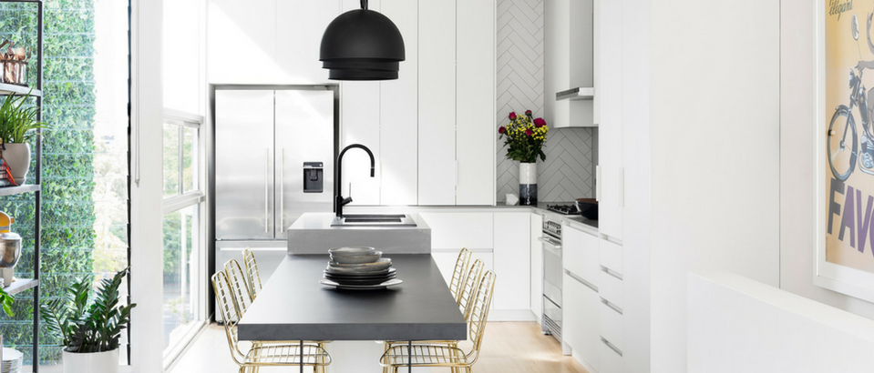Room of the Week- A Kitchen Remodel Shining with Black and Gold