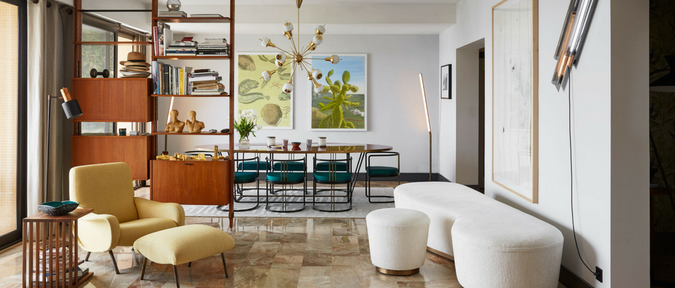 An Explosion of Mid-Century Modern Design in a Monaco Apartment