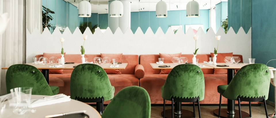 Stepping Inside Kaléo- A Dreamy Restaurant with Mid-Century Furniture