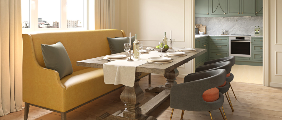 5 Reasons Why You Want This Dining Room Design by Nadya Zotova