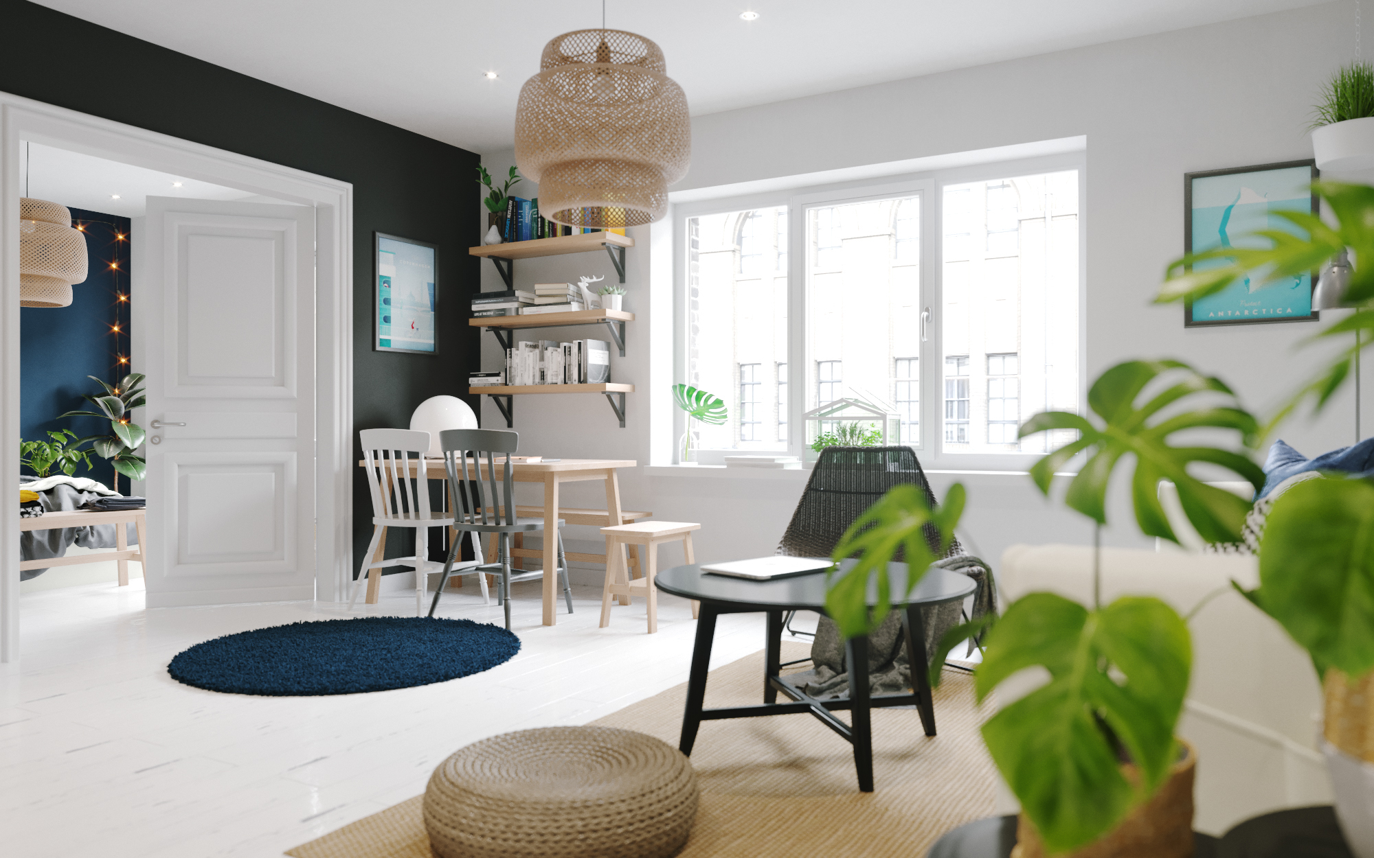 A Small Apartment Boasts A Scandinavian Interior Bliss in Warsaw