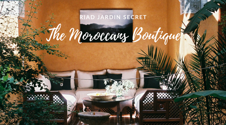 Fall in Love w Moroccan's Boutique at Riad Jardin Secret in Marrakech_1