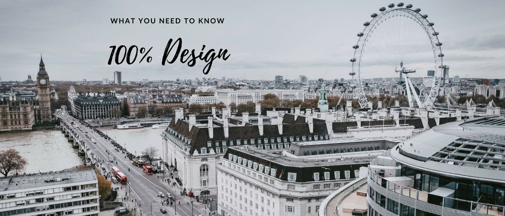100% Design: What You Need To Know Before Taking Off To London!