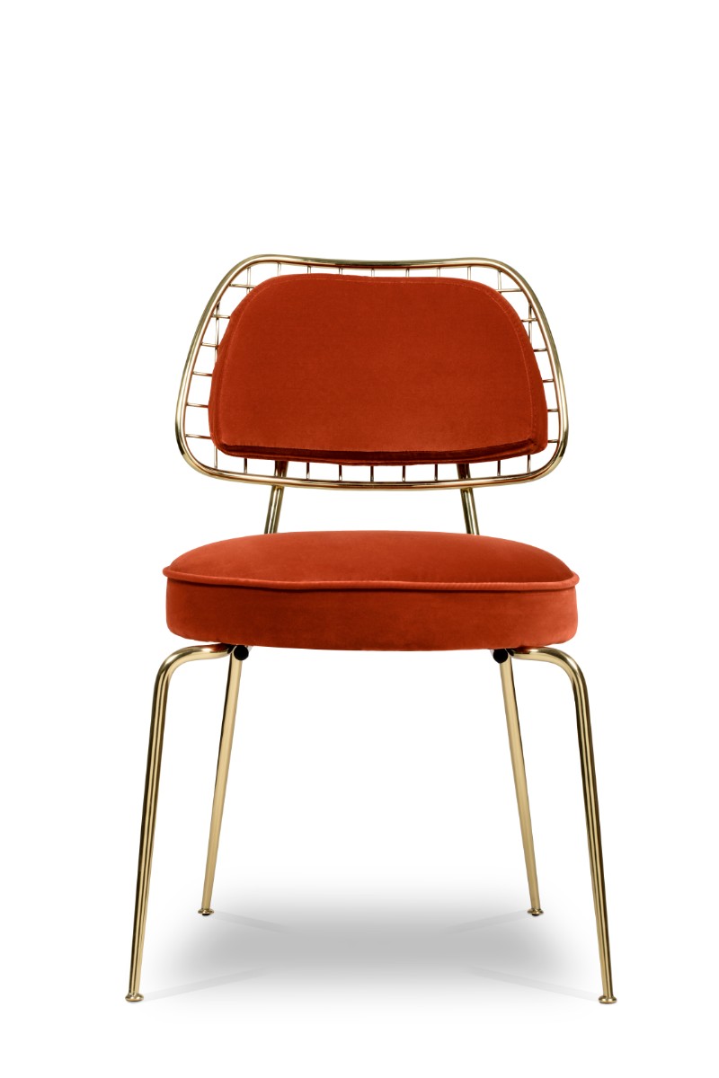 These Orange Dining Chairs Will Convince You to Go Mid-Century_1