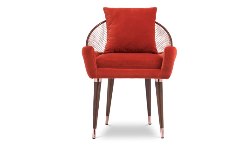These Orange Dining Chairs Will Convince You to Go Mid-Century_4