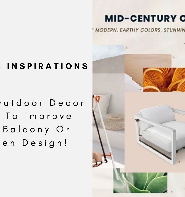 5 Hot Outdoor Decor Ideas To Improve Your Balcony Or Garden Design!