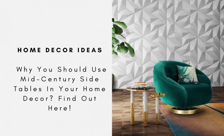 Here Is Why You Should Use Mid-Century Side Tables In Your Home Decor!