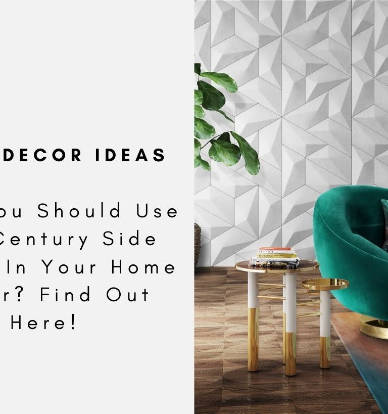 Here Is Why You Should Use Mid-Century Side Tables In Your Home Decor!