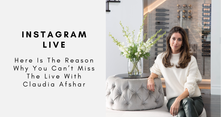 Here Is The Reason Why You Can’t Miss The Live With Claudia Afshar