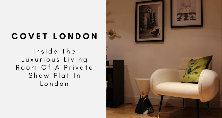 Inside The Luxurious Living Room Of A Private Show Flat In London