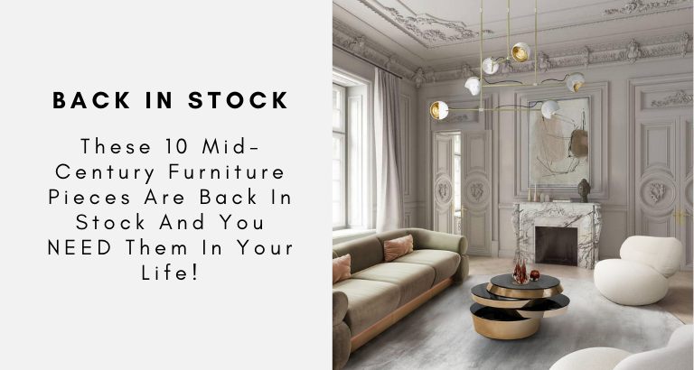 These 10 Mid-Century Furniture Pieces Are Back In Stock And You NEED Them In Your Life!