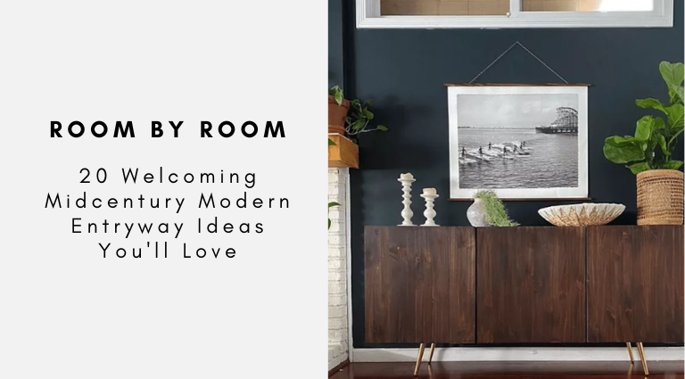 20 Welcoming Midcentury Modern Entryway Ideas You'll Love