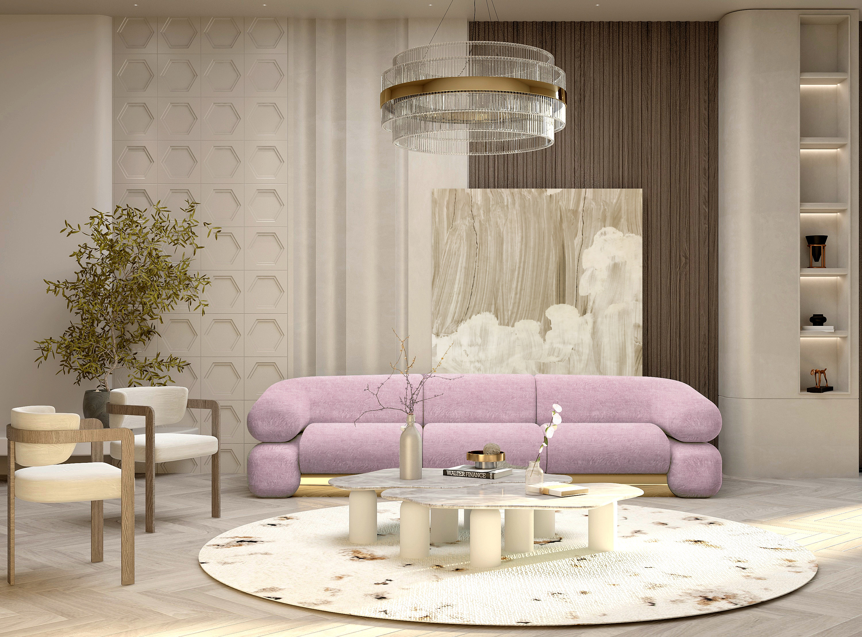 12 Pink Sofa Living Room Ideas For A Warm Yet Bold Effect_2