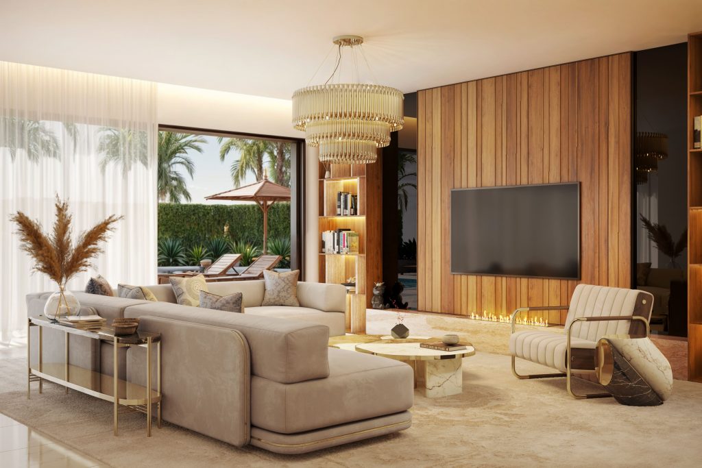 How to Decorate a Living Room with Mid-Century Luxury Design-3.