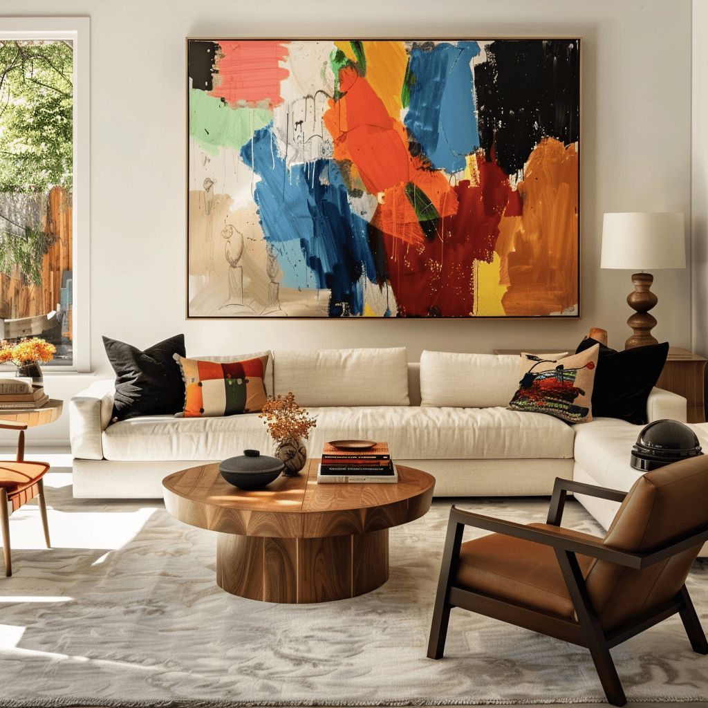 How to Decorate a Living Room with Mid-Century Luxury Design-5