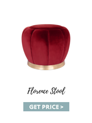 florence stool red