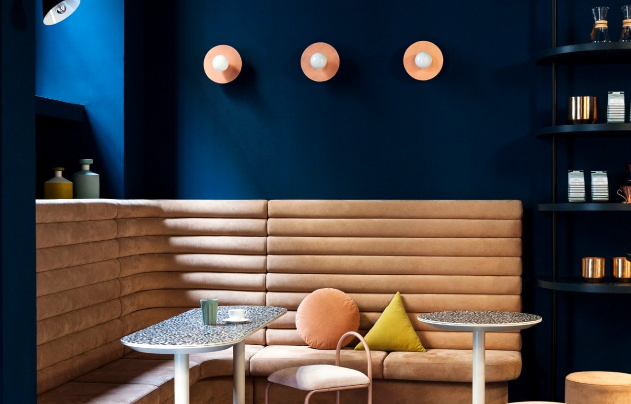 Modern Restaurant Interior Design Blue Dining Photo Gallery | Cirque