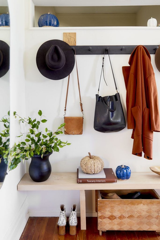 fall decorating design by emily henderson design photo by sara ligorria tramp fall vignettes 2020 3 1626292133 684x1024