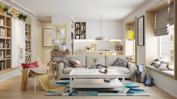 blue and yellow nordic decor 600x334 1