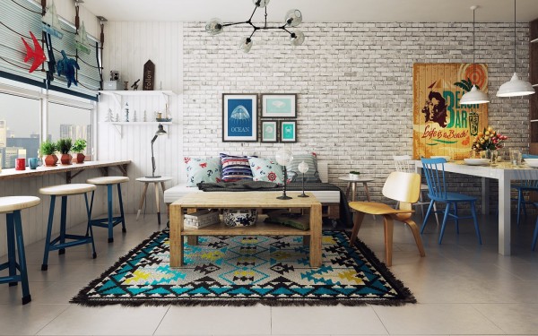 colorful scandinavian living room ideas 600x375 1