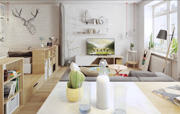 exposed brick nordic influence 600x382 1