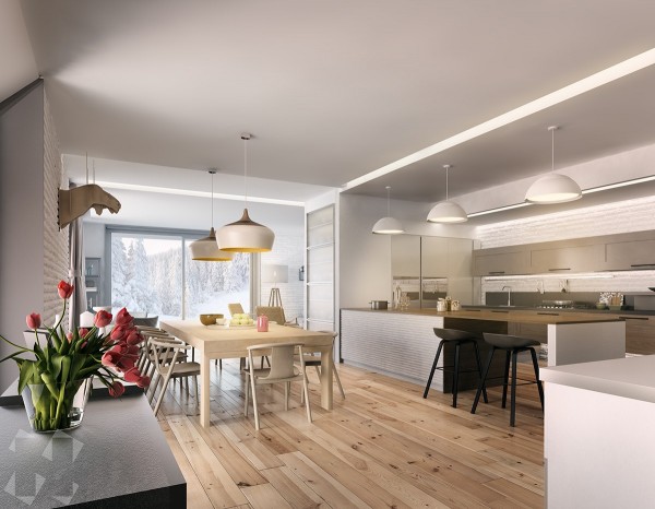 light wood and brick nordic interior 600x466 1