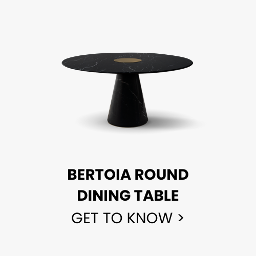 BERTOIA ROUND DINING TABLE