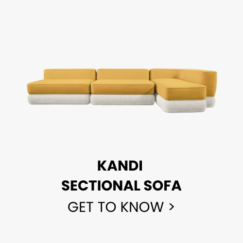 KANDI SECTIONAL SOFA YELLOW 2